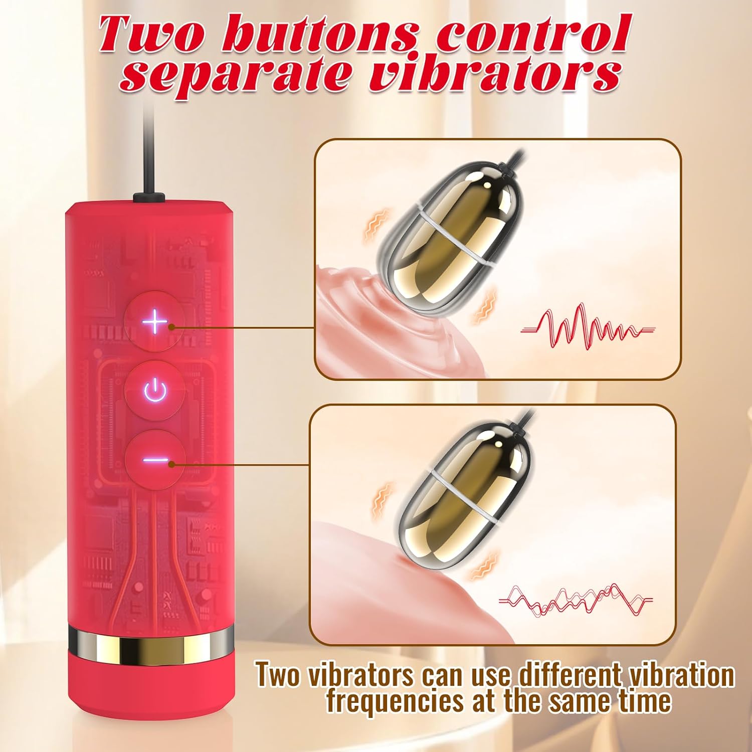 EchoEgg Double Egg Clitoral Stimulator Vibrator-4