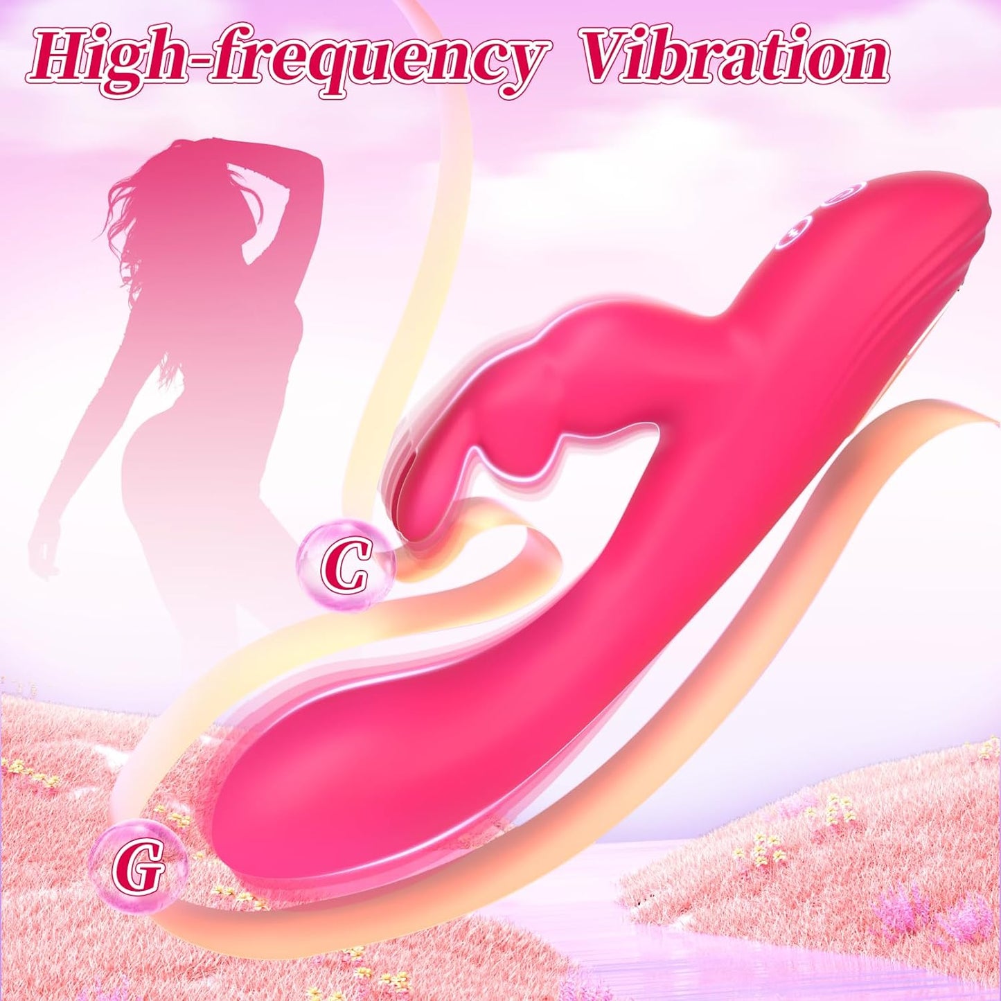 HaloTease G-Spot Rabbit Vibrator-2