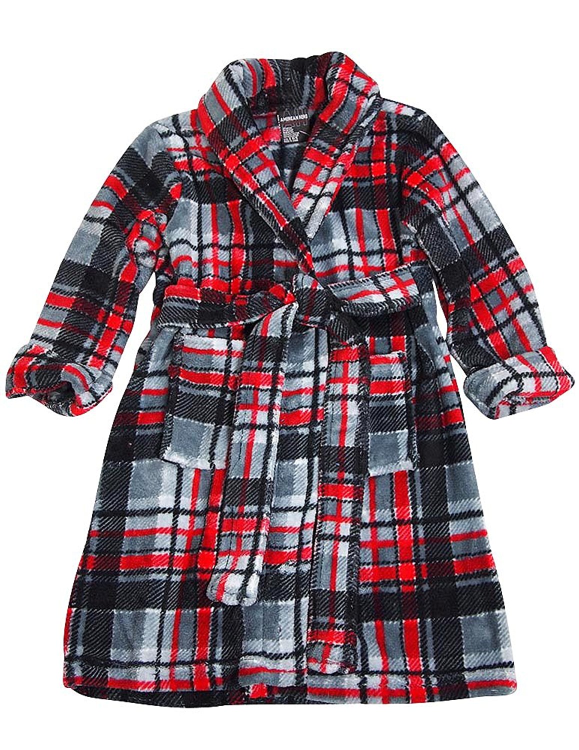 American Hero - Little Boys Soft Plush Cozy Robe-4