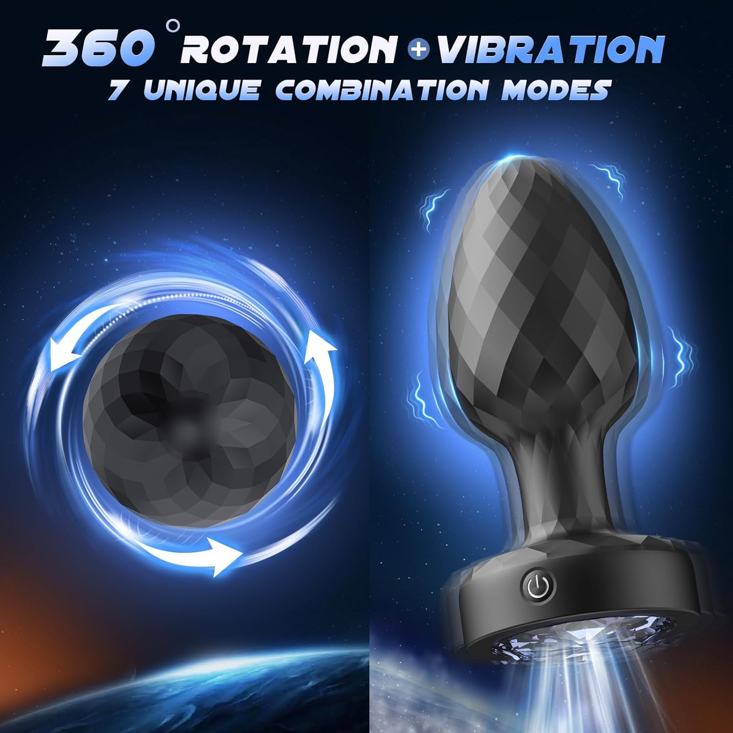 StormTease 360° Powerful Swiveling Anal Vibrator-1