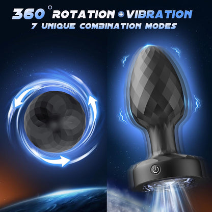 StormTease 360° Powerful Swiveling Anal Vibrator-1