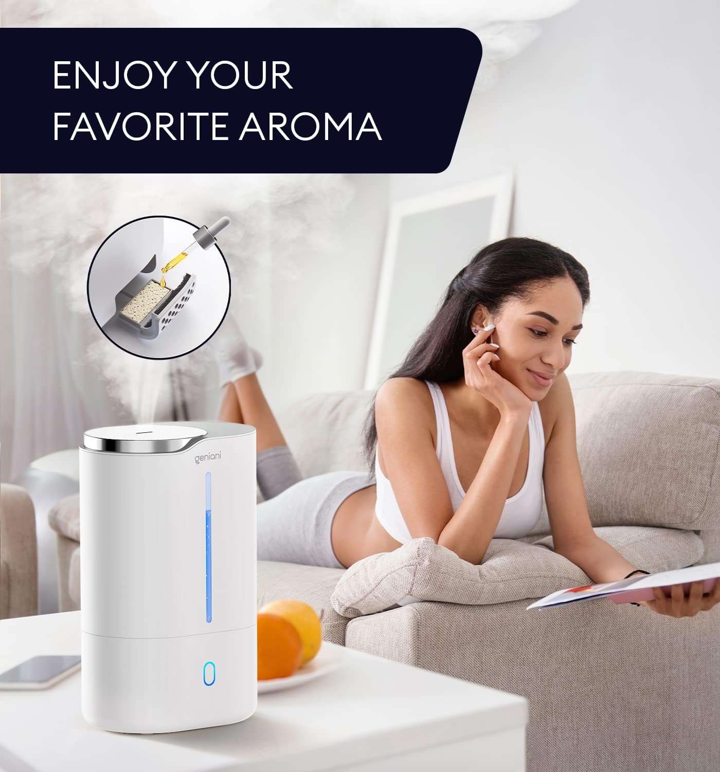 Huron Humidifier 6L White-4