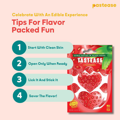 Heart Shaped Edible Nipple Pasties-3