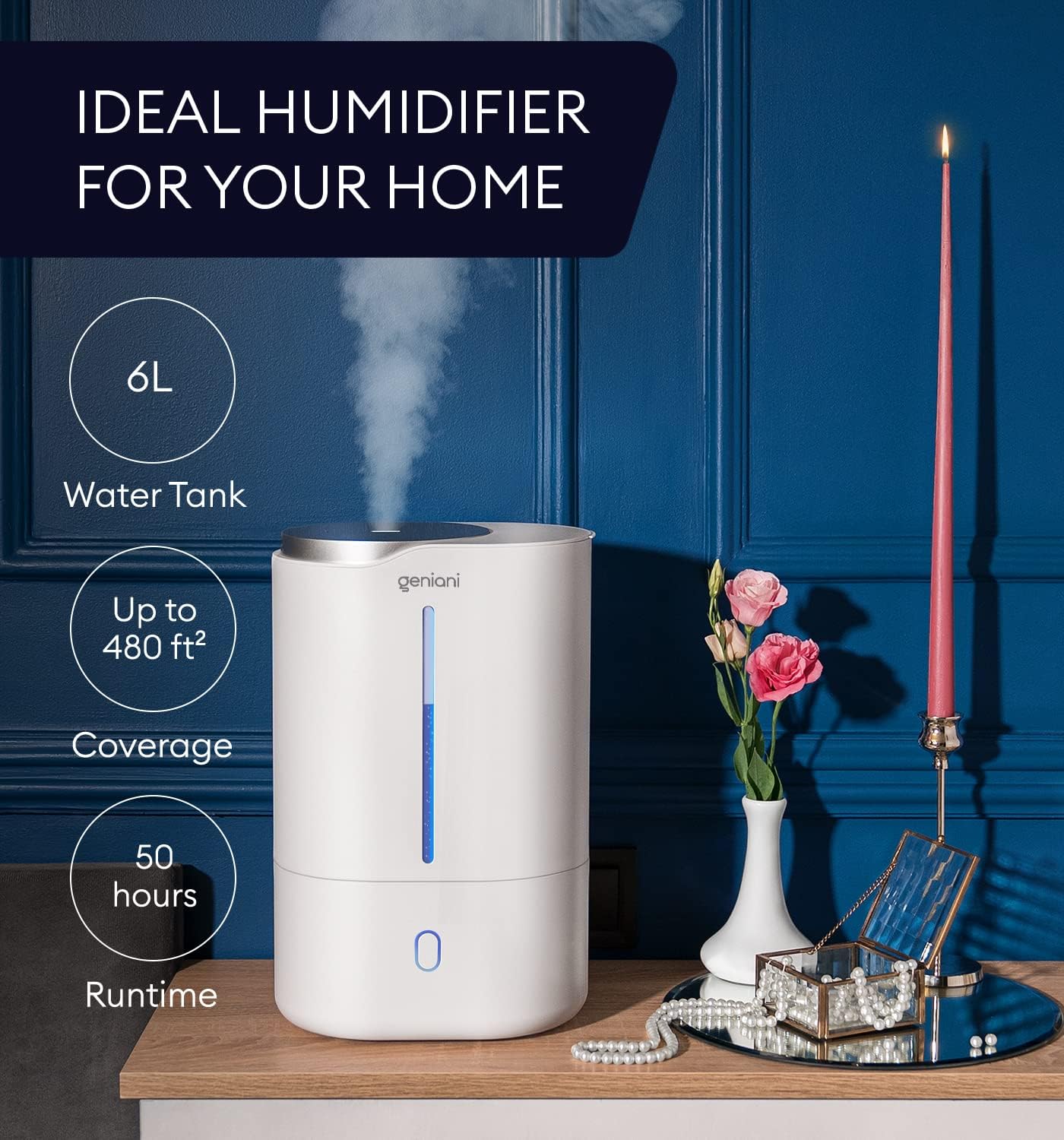 Huron Humidifier 6L White-1