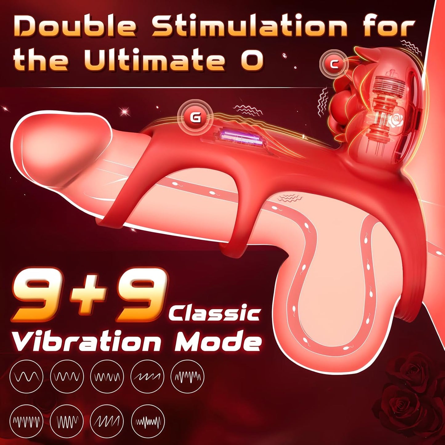 ThornMist Vibrating Penis Ring Clitoral Vibrator-1