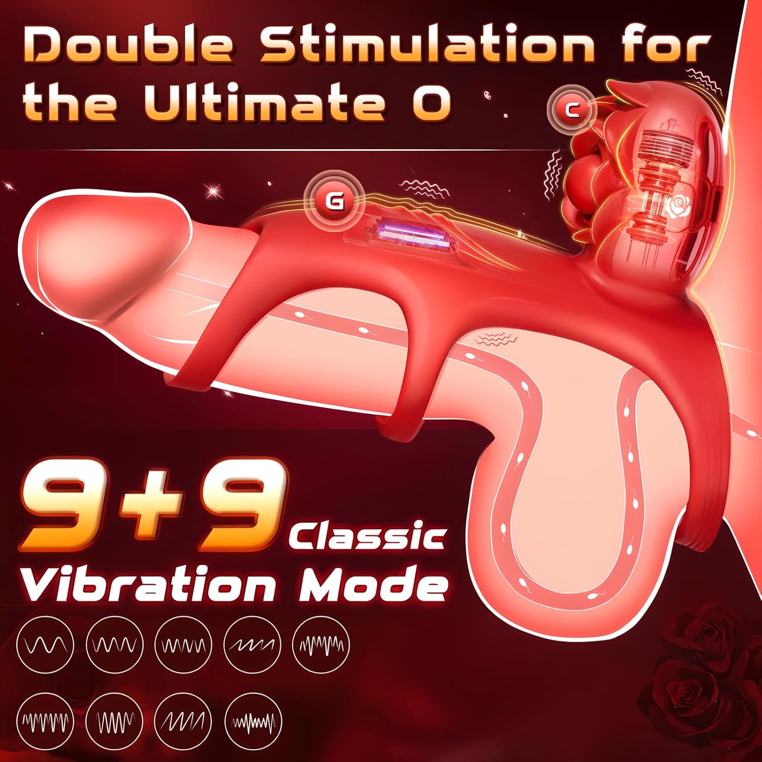 ThornMist Vibrating Penis Ring Clitoral Vibrator-1