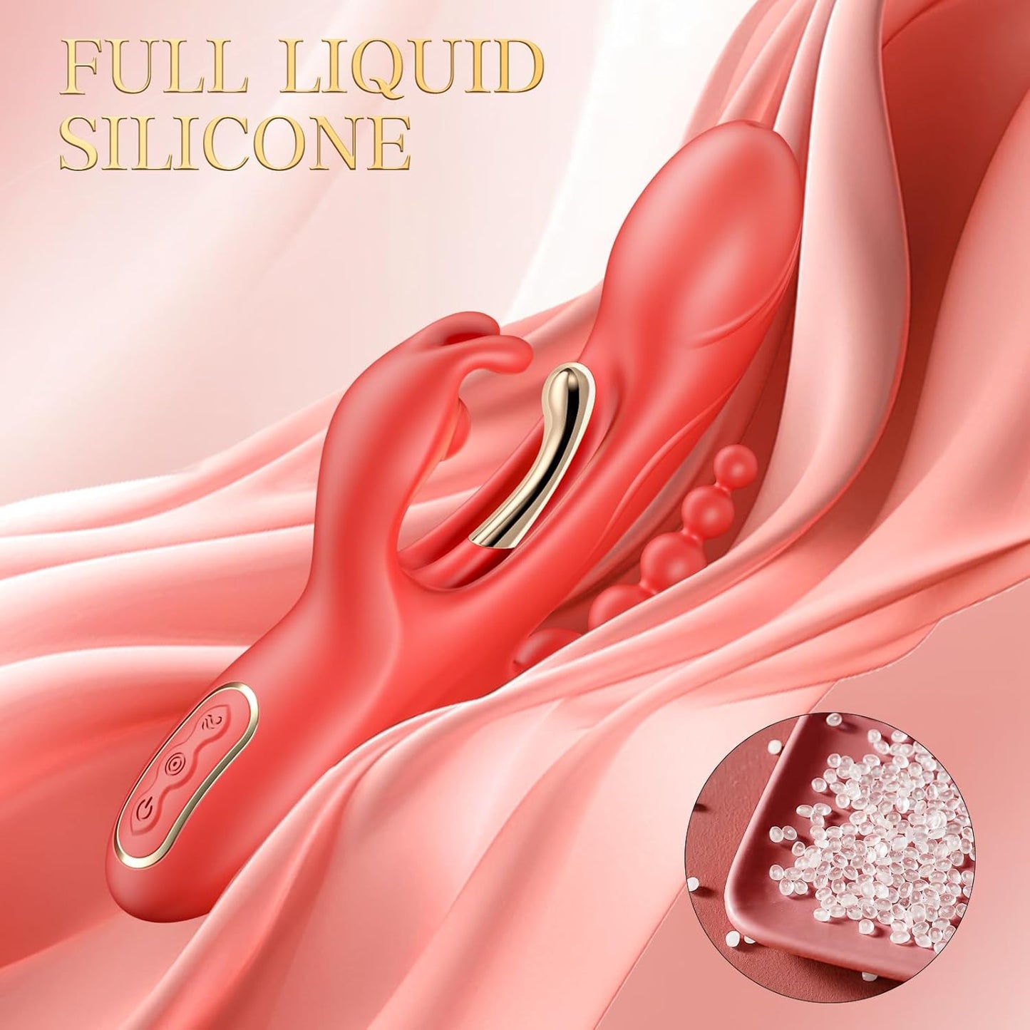 FawnTouch G-Spot Rabbit Dildo Vibrator-4