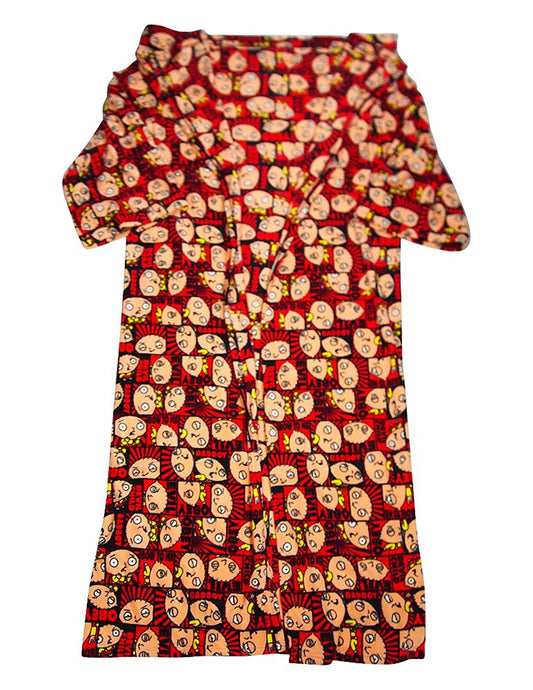 Family Guy - Mens Fleece Stewie Wrappie Robe-0