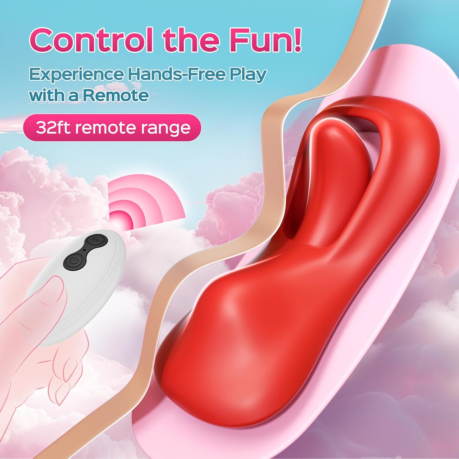 AuraVibe Remote Control Tongue Panty Vibrator-3
