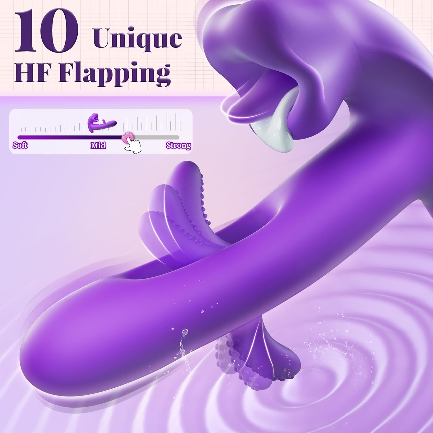 EcstasyKiss G-Spot Flapping & Licking Vibrator-4