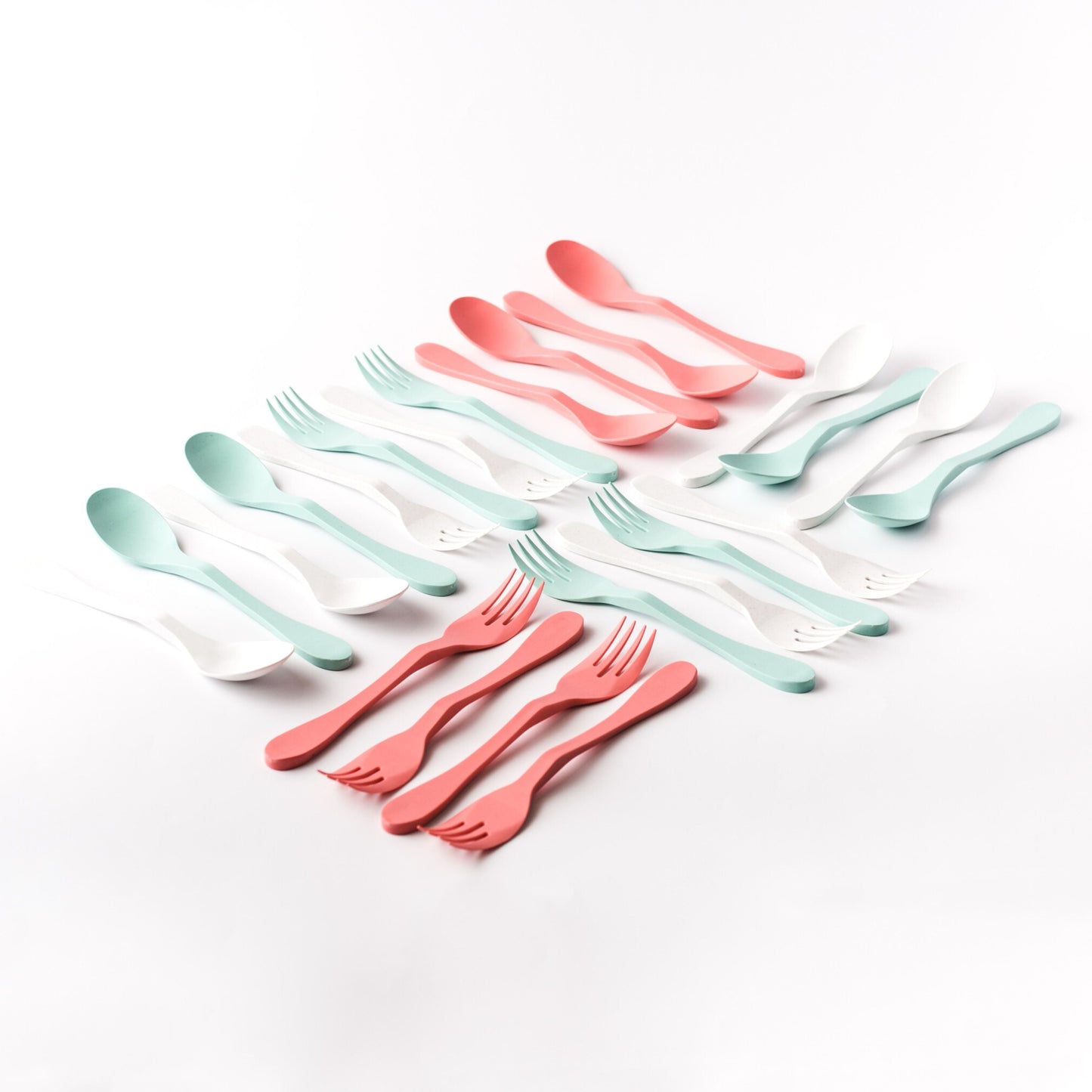 KNORK Eco 24 Pack Bamboo Flatware Set-0