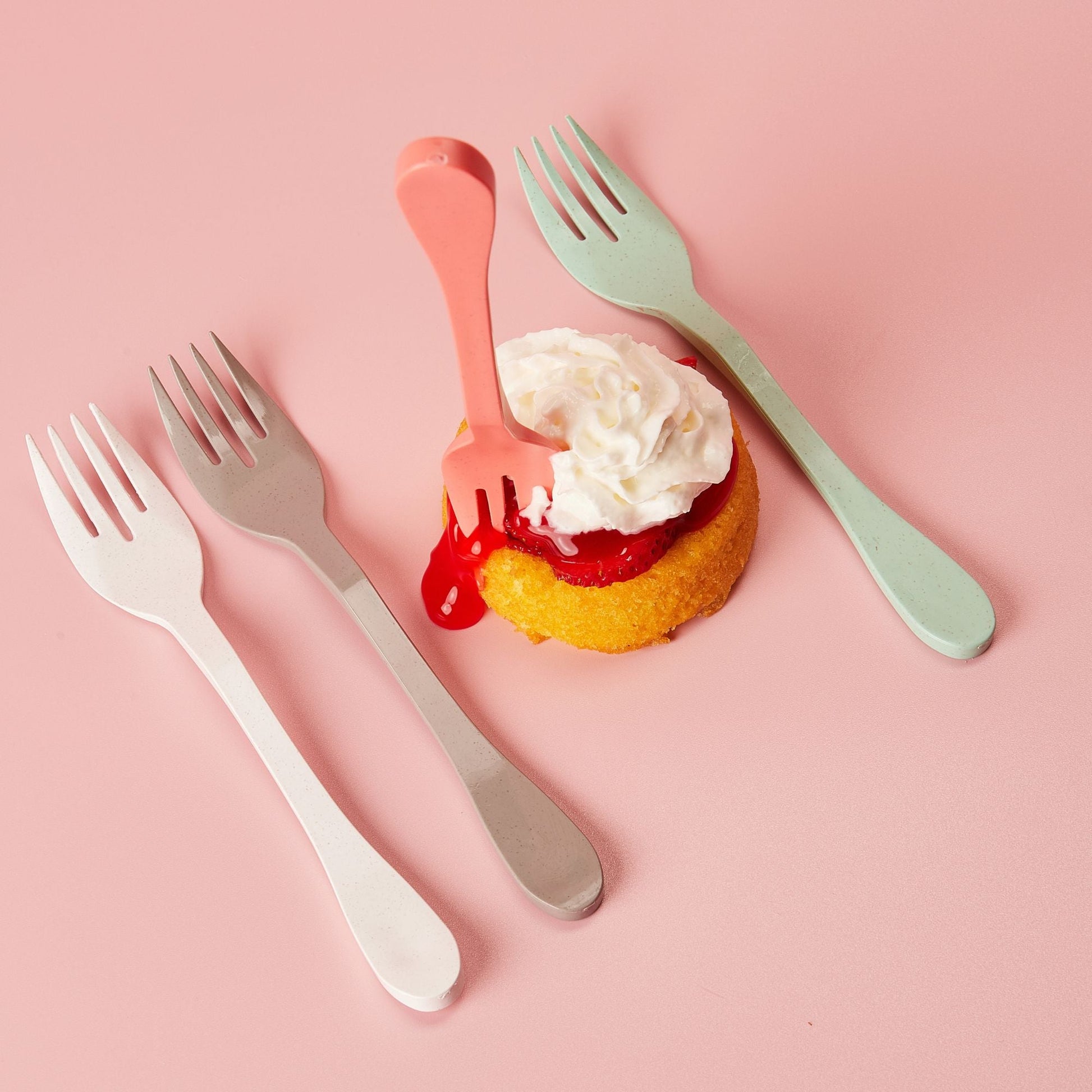 KNORK Eco 24 Pack Bamboo Flatware Set-3