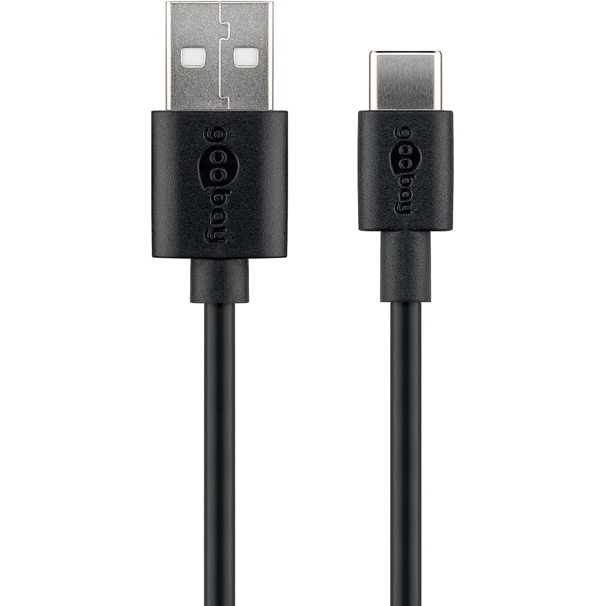 Cablu Goobay 59124 USB/USB-C Cablu de date si incarcare 3A, 2.0- negru (3m) (59124)-0