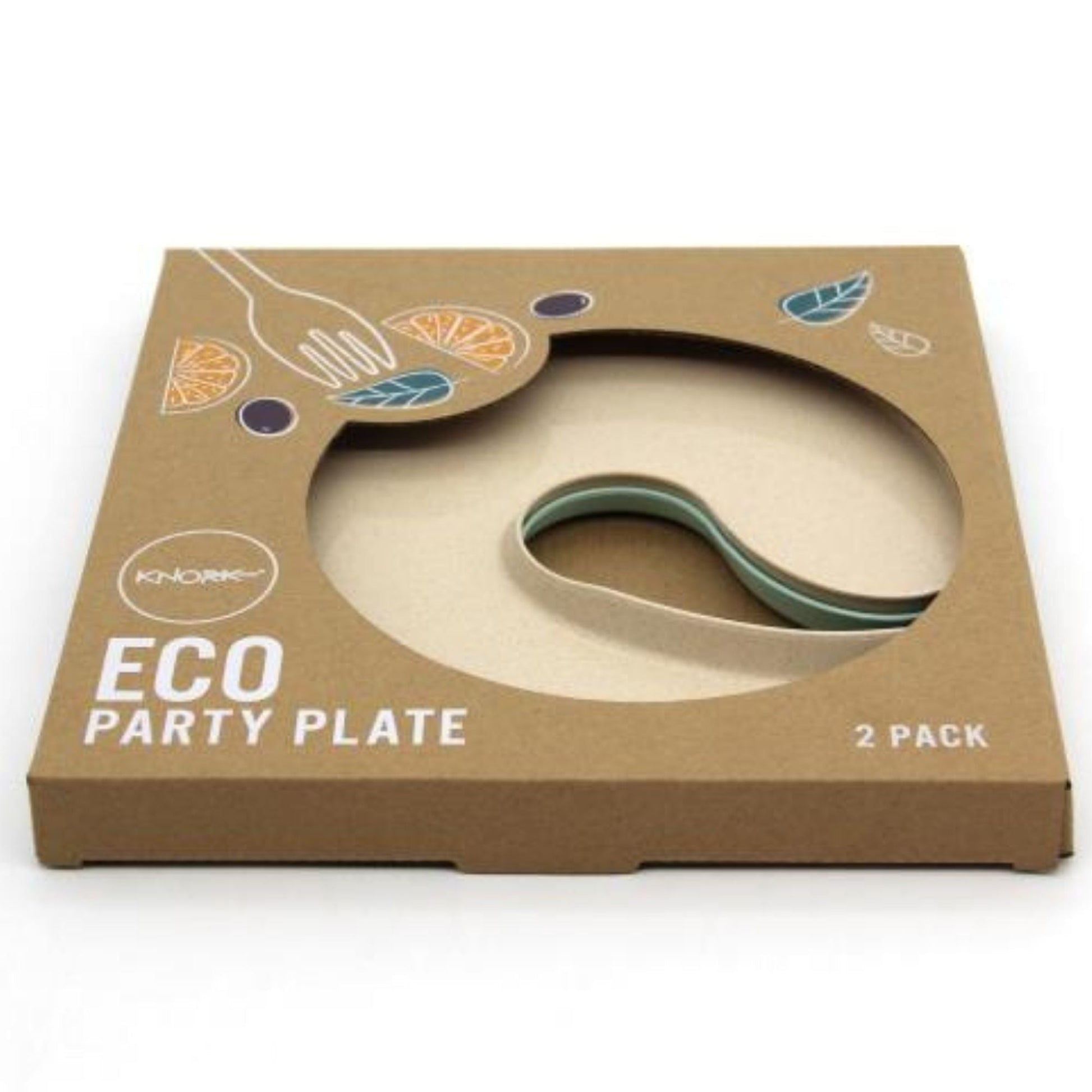 KNORK Eco Party Plate, 2 Pack-0