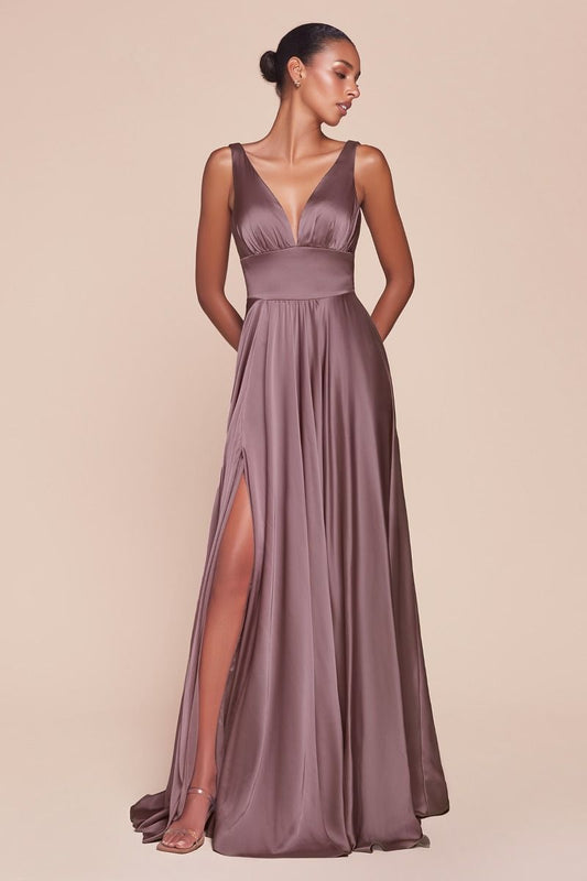 Sofr Satin A-Line Dress - 2-0