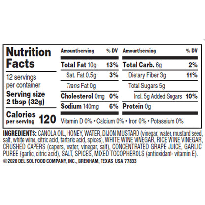 Brianna's Champagne Caper Vinaigrette (6x12Oz)-2