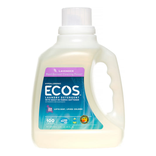 Earth Friendly Ecos Lavender Ultra Liquid Detergent (4x100 Oz)-0