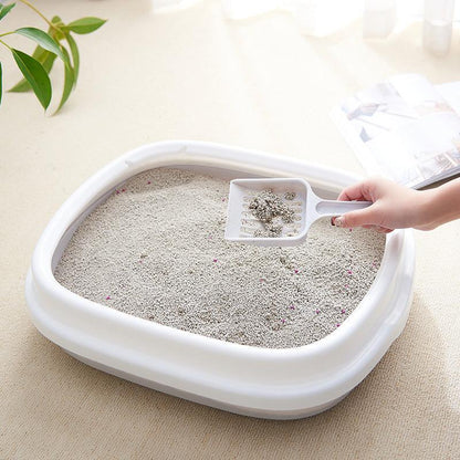High-Quality Anti-Splash Pet Toilet With Scoop - Stylish And Convenient Cat Litter Box-2