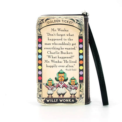 Charlie and the Chocolate Factory Book Wallet Wristlet-1