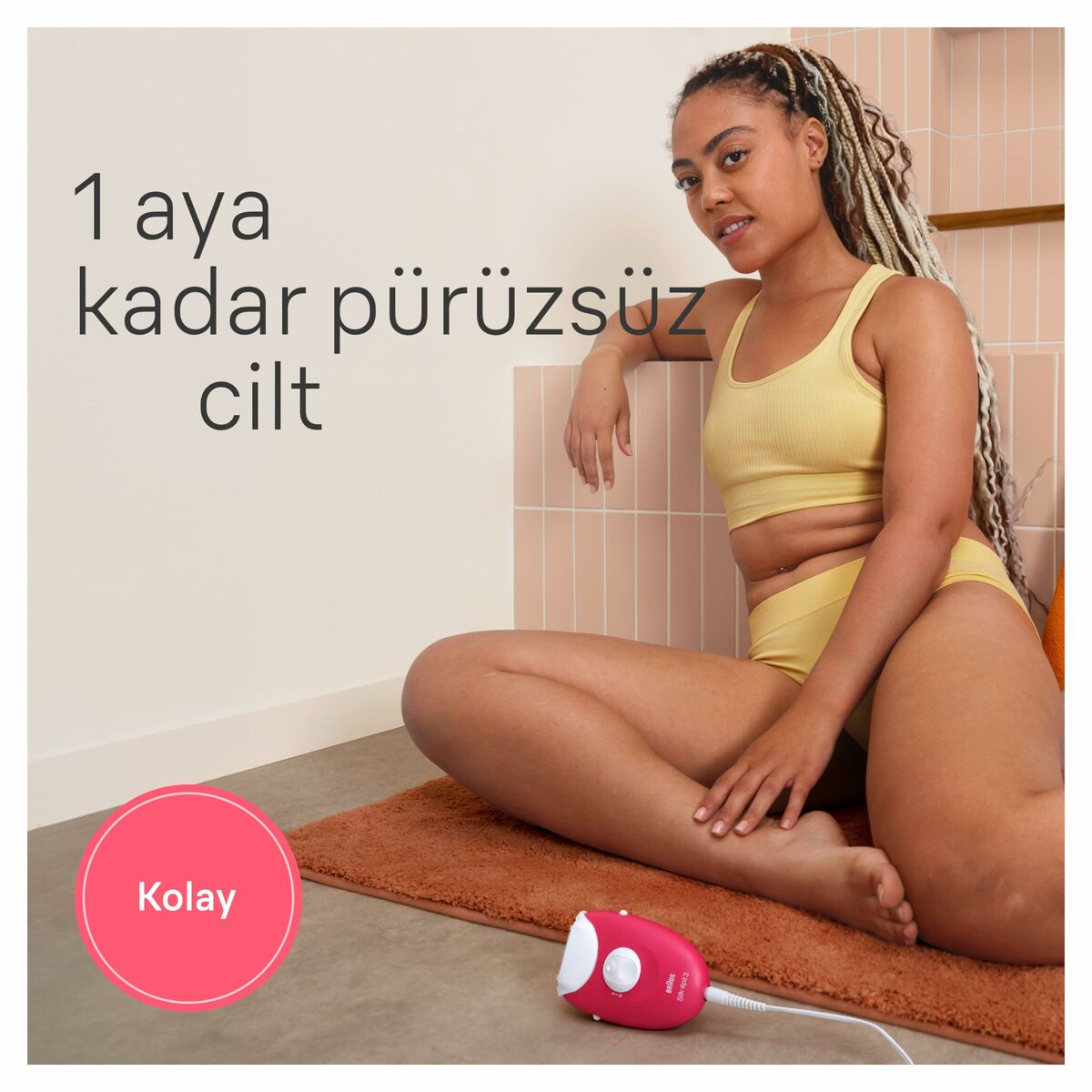 Electric Hair Remover Braun SE3-202 Fuchsia-16