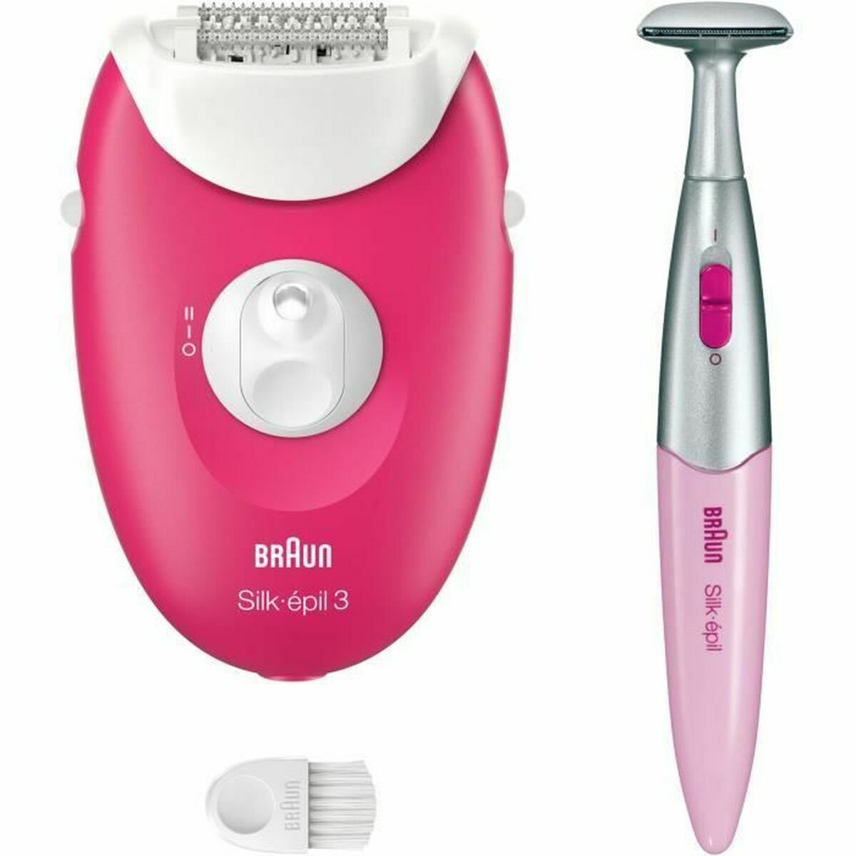Electric Hair Remover Braun SE3-202 Fuchsia-0