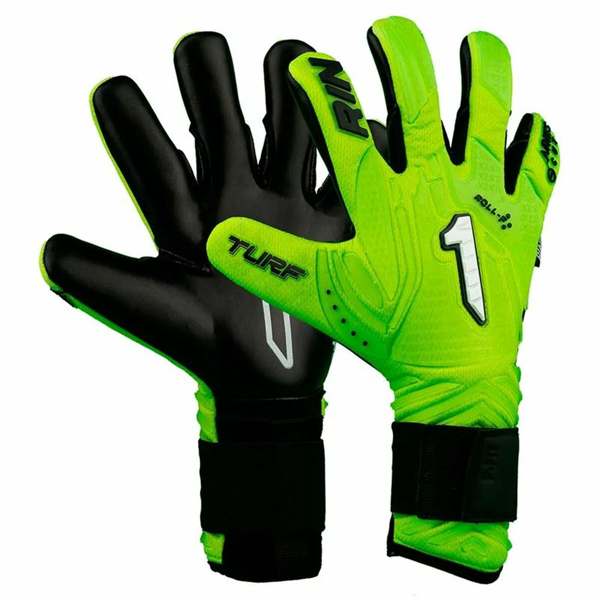 Goalkeeper Gloves Rinat Aries Némesis Turf Lime green-0