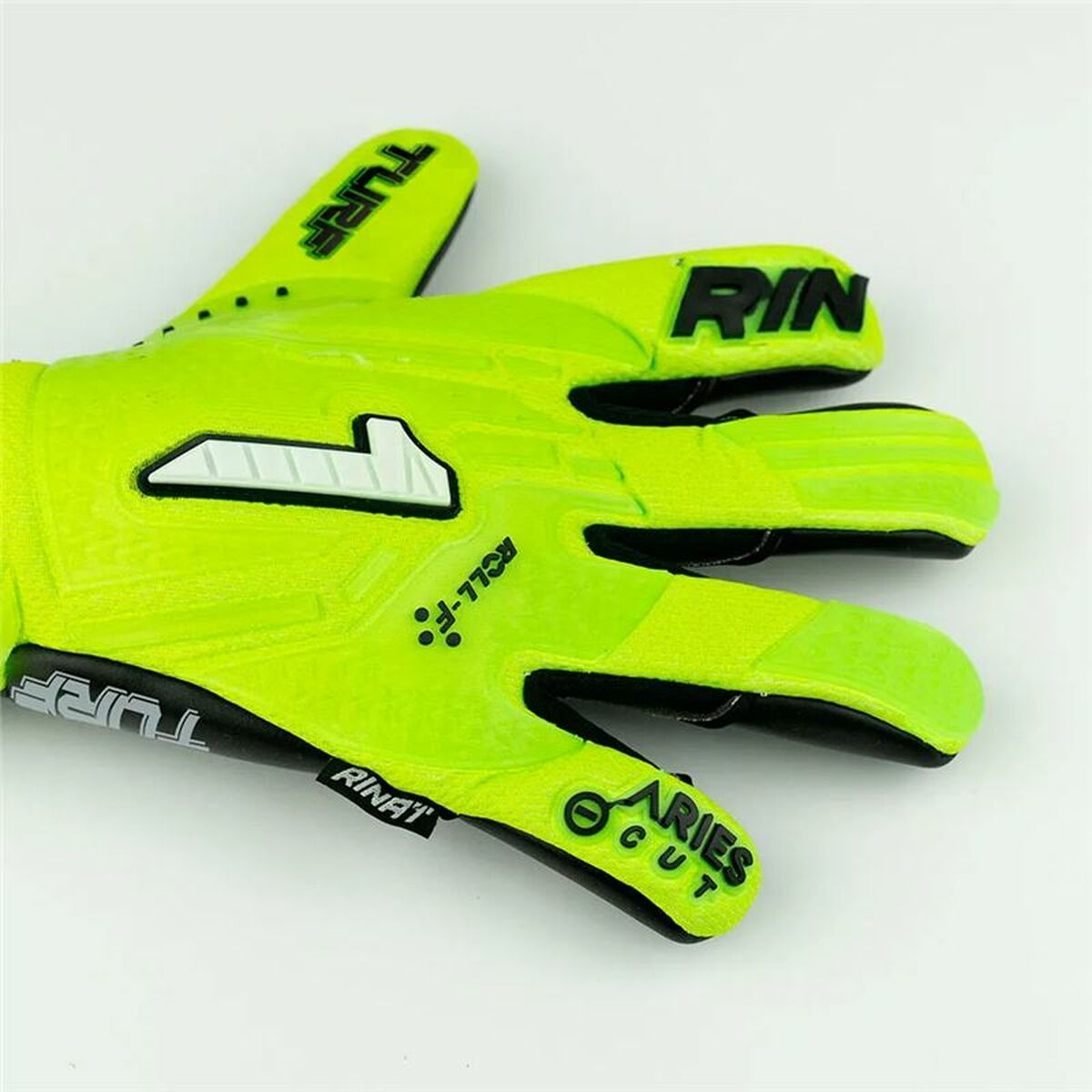 Goalkeeper Gloves Rinat Aries Némesis Turf Lime green-5