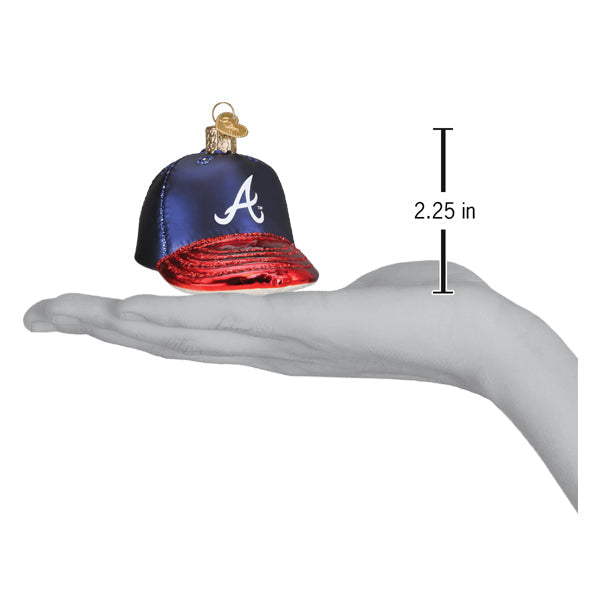 Braves Baseball Cap Ornament-3