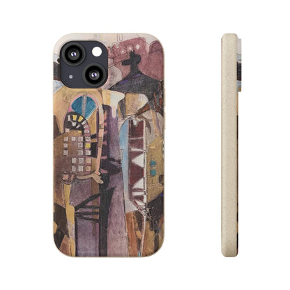 Biodegradable Phone Case with 'San Francisco De Asis' Abstract Original Artwork by Barbara Cleary-24
