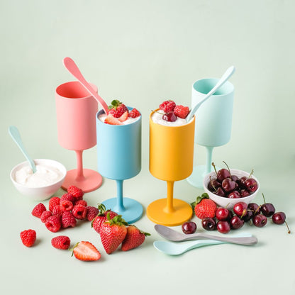 Eco Party Cup, 4 Piece, Outdoor Wine Glass-4