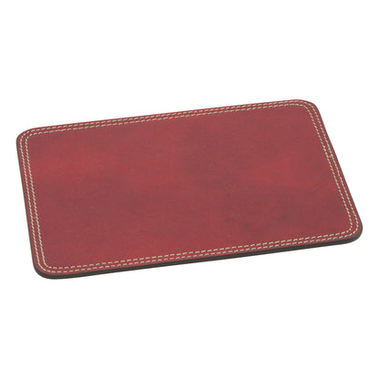 Leather mouse pad - red-1