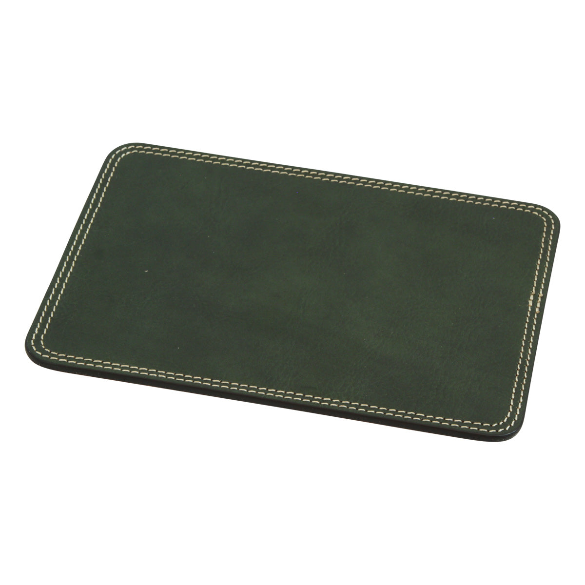 Leather mouse pad - green-1