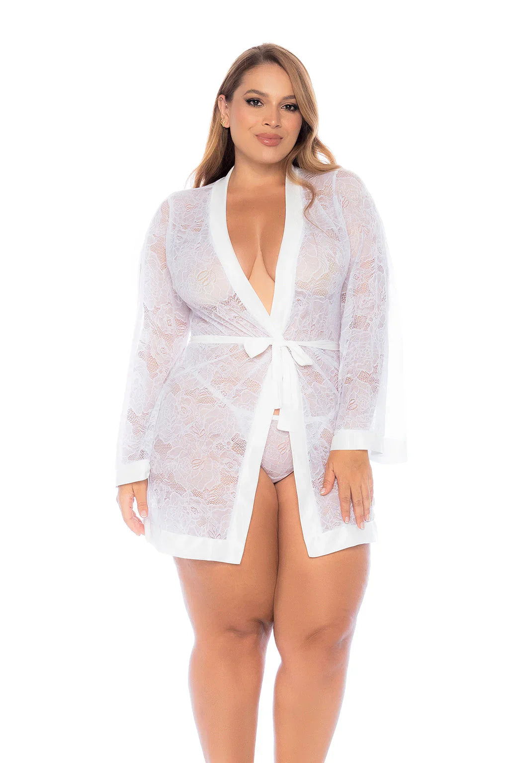 Romantic Lace Robe Mapale Isla Belle-3