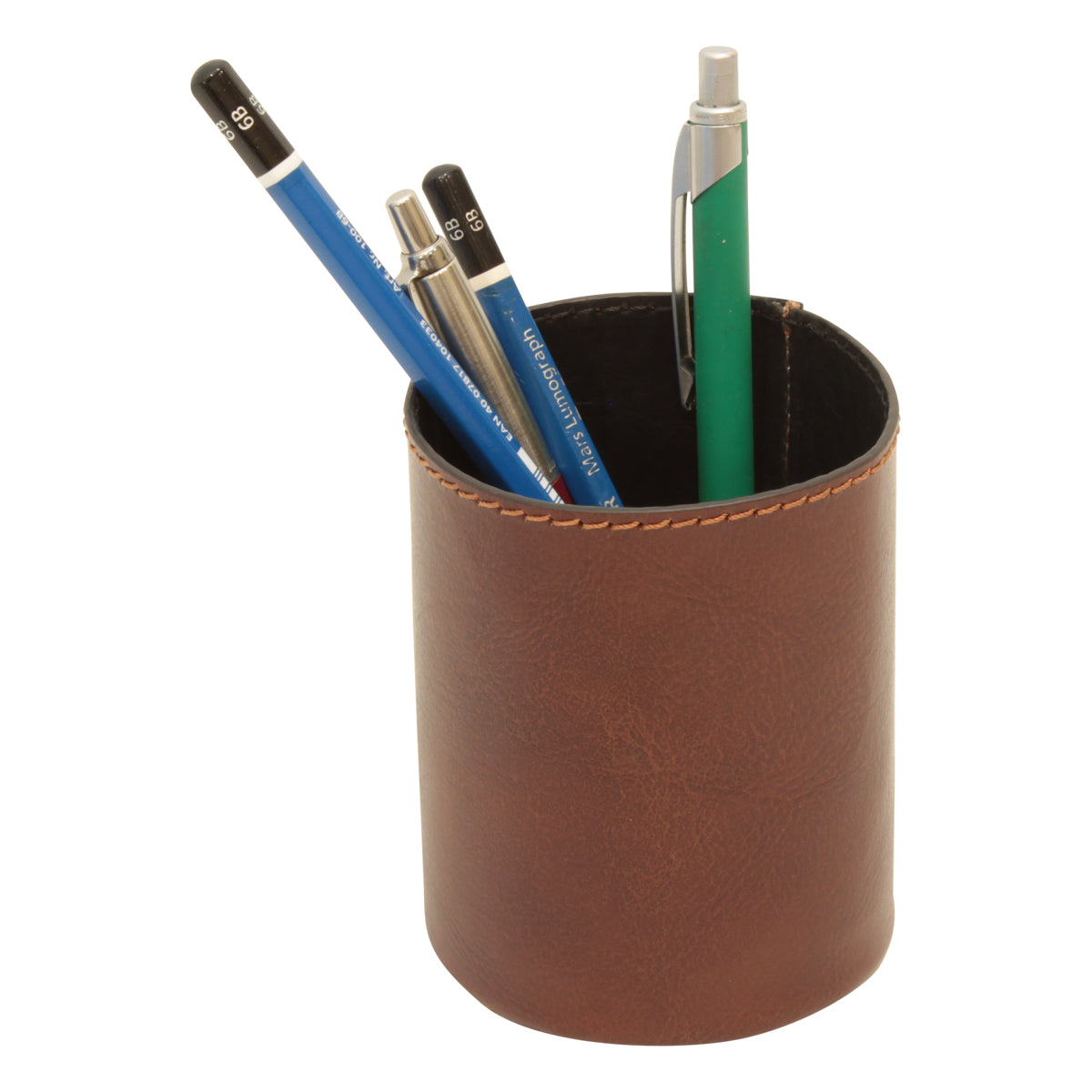Leather pen cup-0
