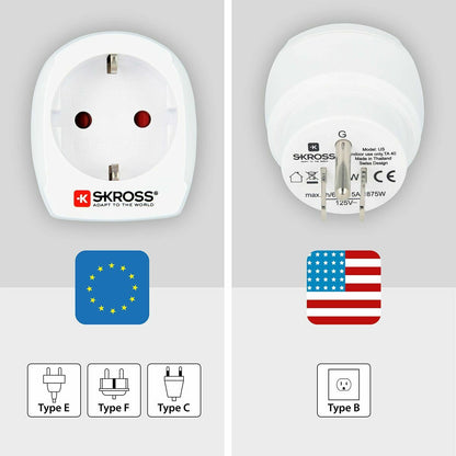 Current Adaptor Skross 1500203-E European United States-1
