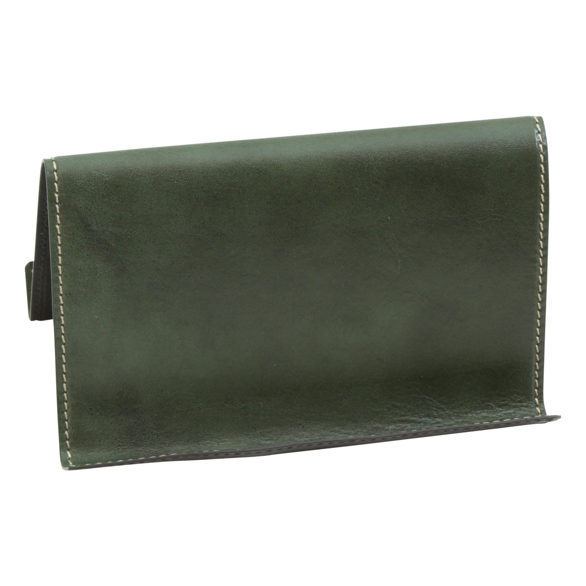 Leather ipad and iphone stand - green-1