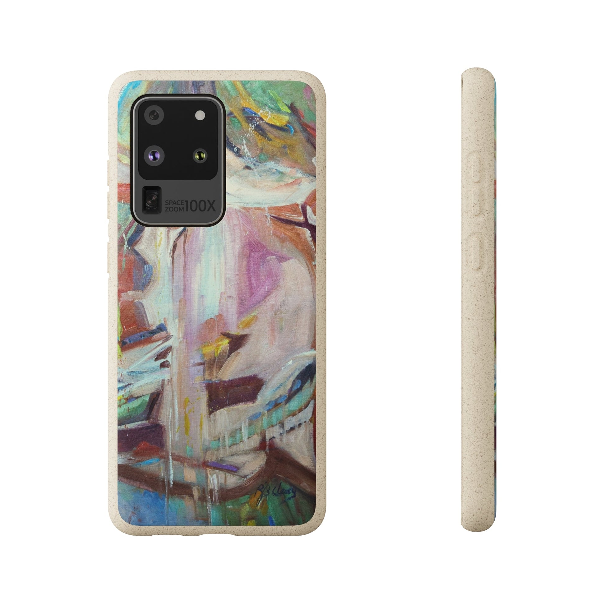 Biodegradable Phone Case with 'All Seasons' Abstract Original Artwork by Barbara Cleary-47