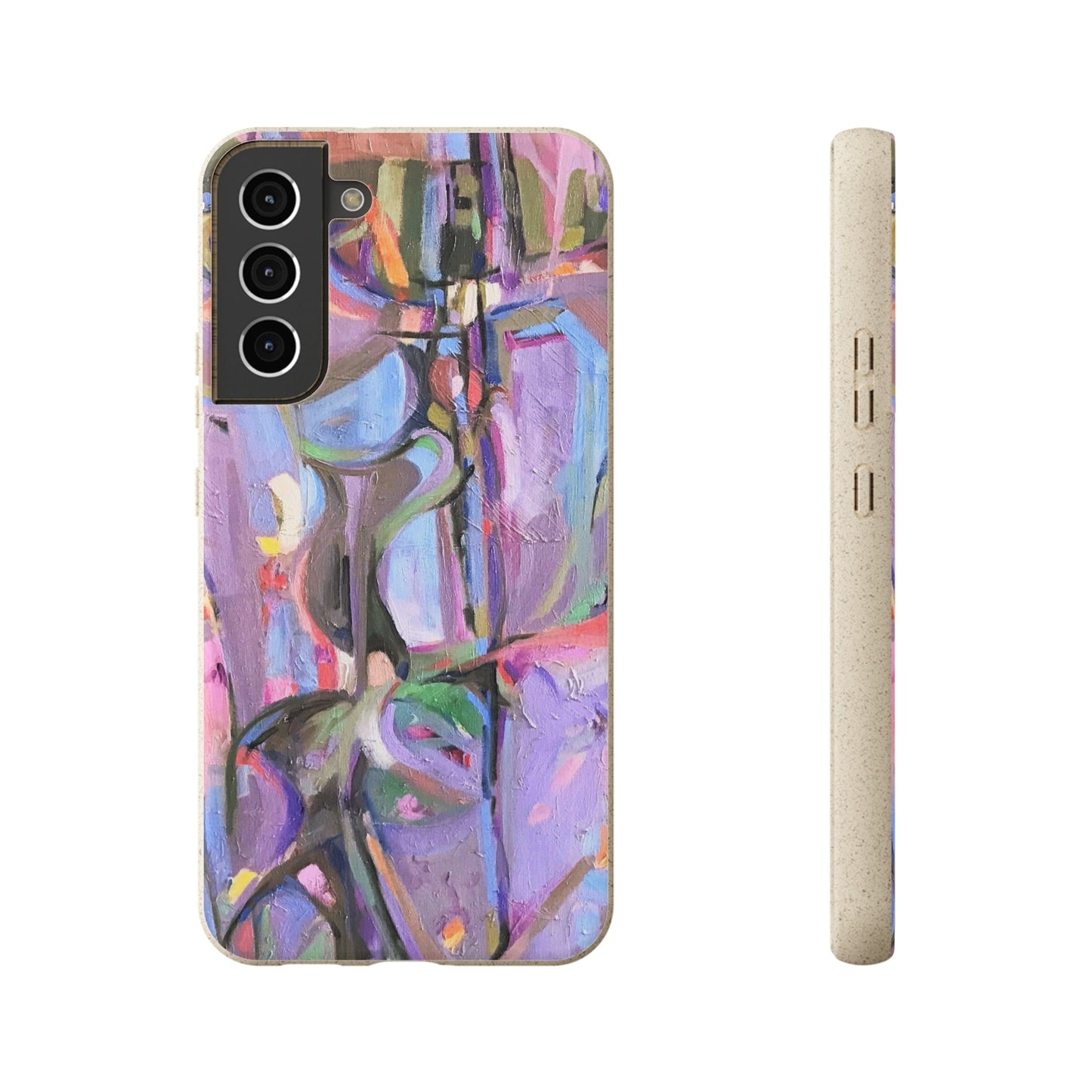 Biodegradable Phone Case with 'Passages' Abstract Original Artwork by Barbara Cleary-40