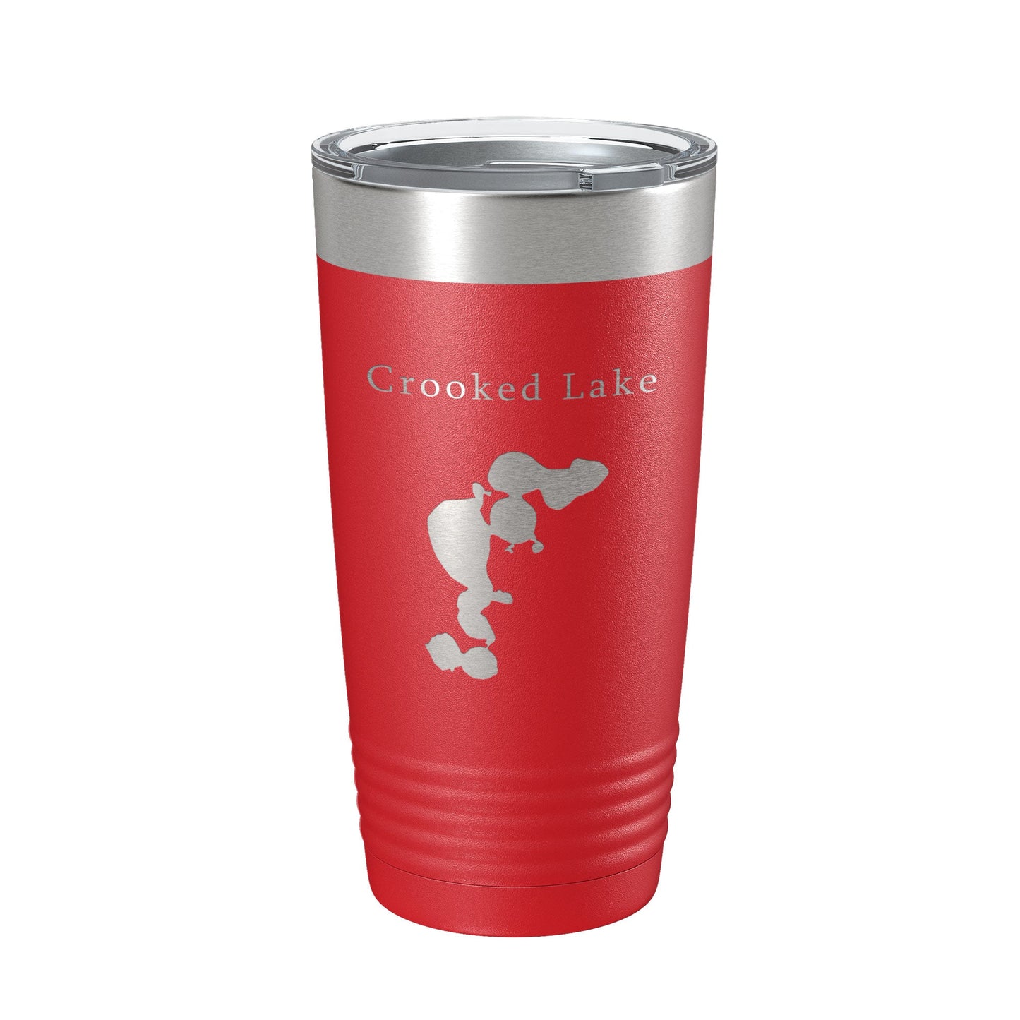 Crooked Lake Map Tumbler Travel Mug Insulated Laser Engraved Coffee Cup Florida 20 oz-10