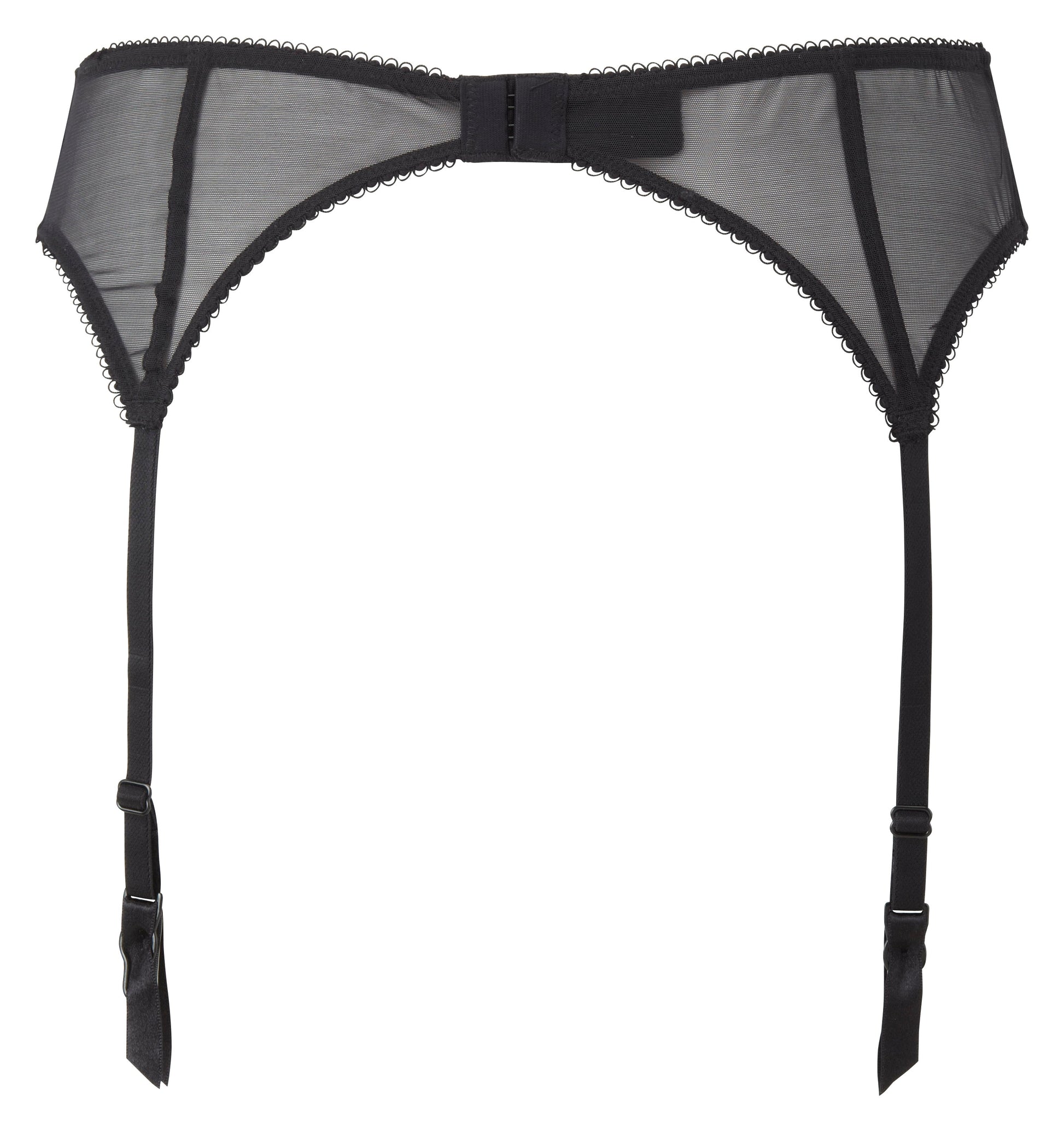 Sheer Lace Garter Belt Gossard Superboost Lace Black-4