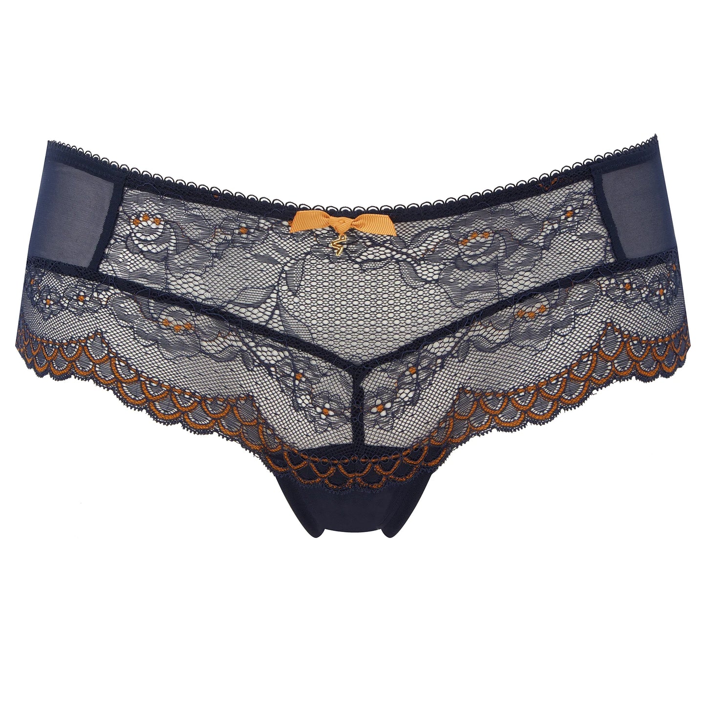 Gossard Superboost Lace Short Panty Midnight Blue Gold-2