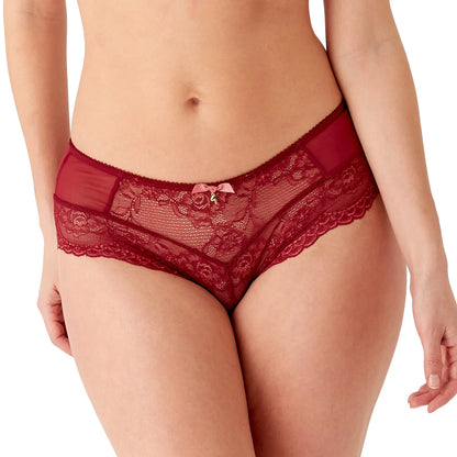 Gossard Superboost Lace Short Panty Cranberry/Raspberry Sorbet-0