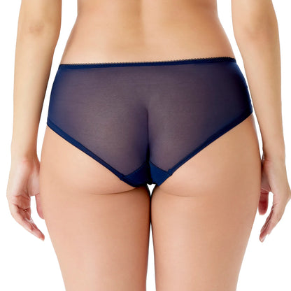 Gossard Superboost Lace Short Panty Midnight Blue Gold-1