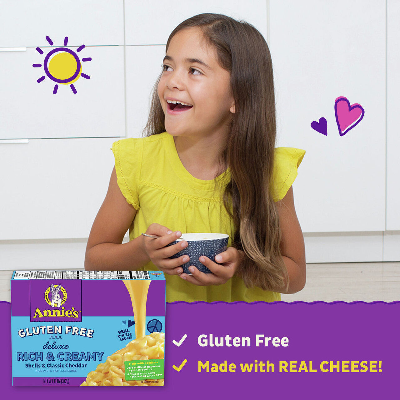 Annie's Gluten Free Creamy Deluxe Rice Pasta Dinner (12x11Oz)-3