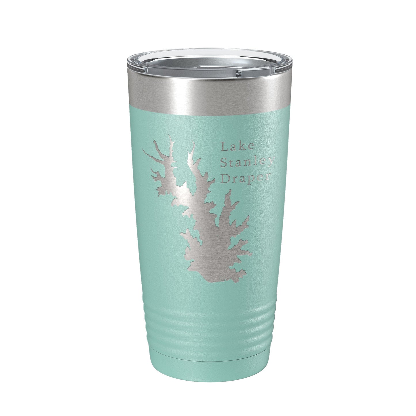 Lake Stanley Draper Map Tumbler Travel Mug Insulated Laser Engraved Coffee Cup Oklahoma 20 oz-12