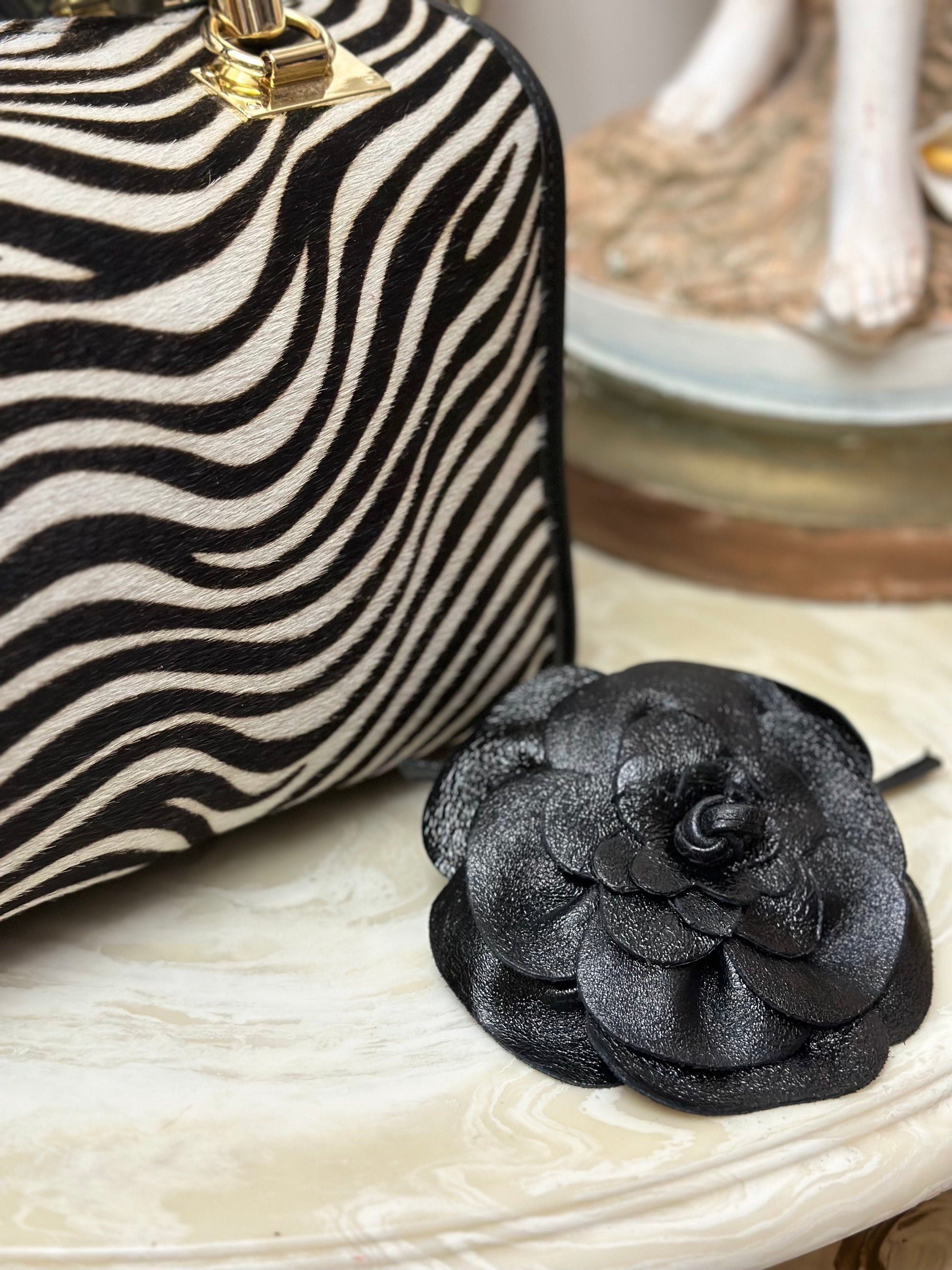 Italian Leather Metallic Belts-1