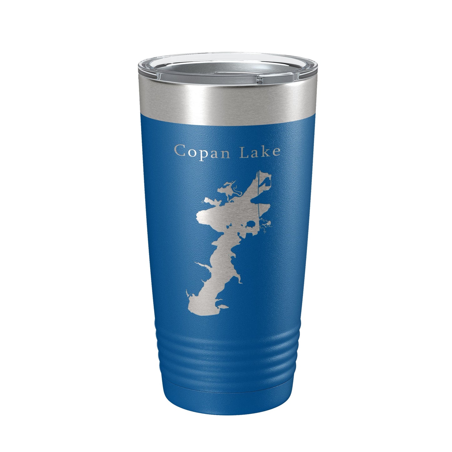 Copan Lake Map Tumbler Travel Mug Insulated Laser Engraved Coffee Cup Oklahoma 20 oz-6