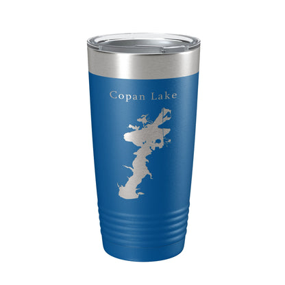 Copan Lake Map Tumbler Travel Mug Insulated Laser Engraved Coffee Cup Oklahoma 20 oz-6
