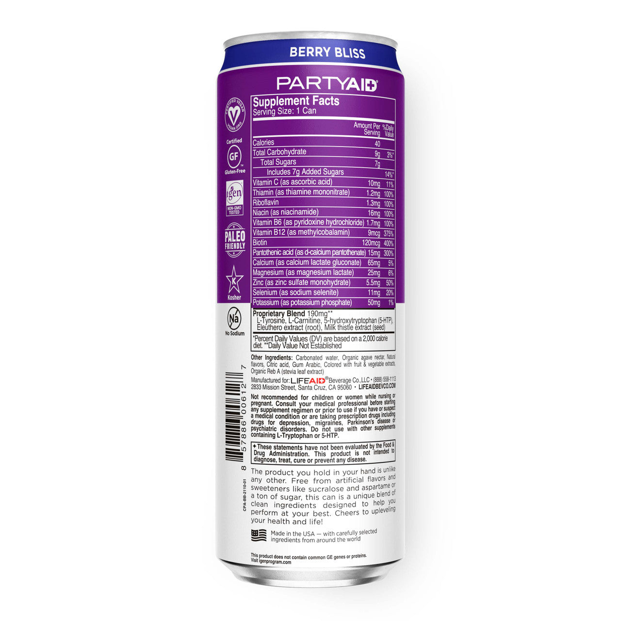 LIFEAID PARTYAID RESTORE ( 12 X 12 OZ   )-1