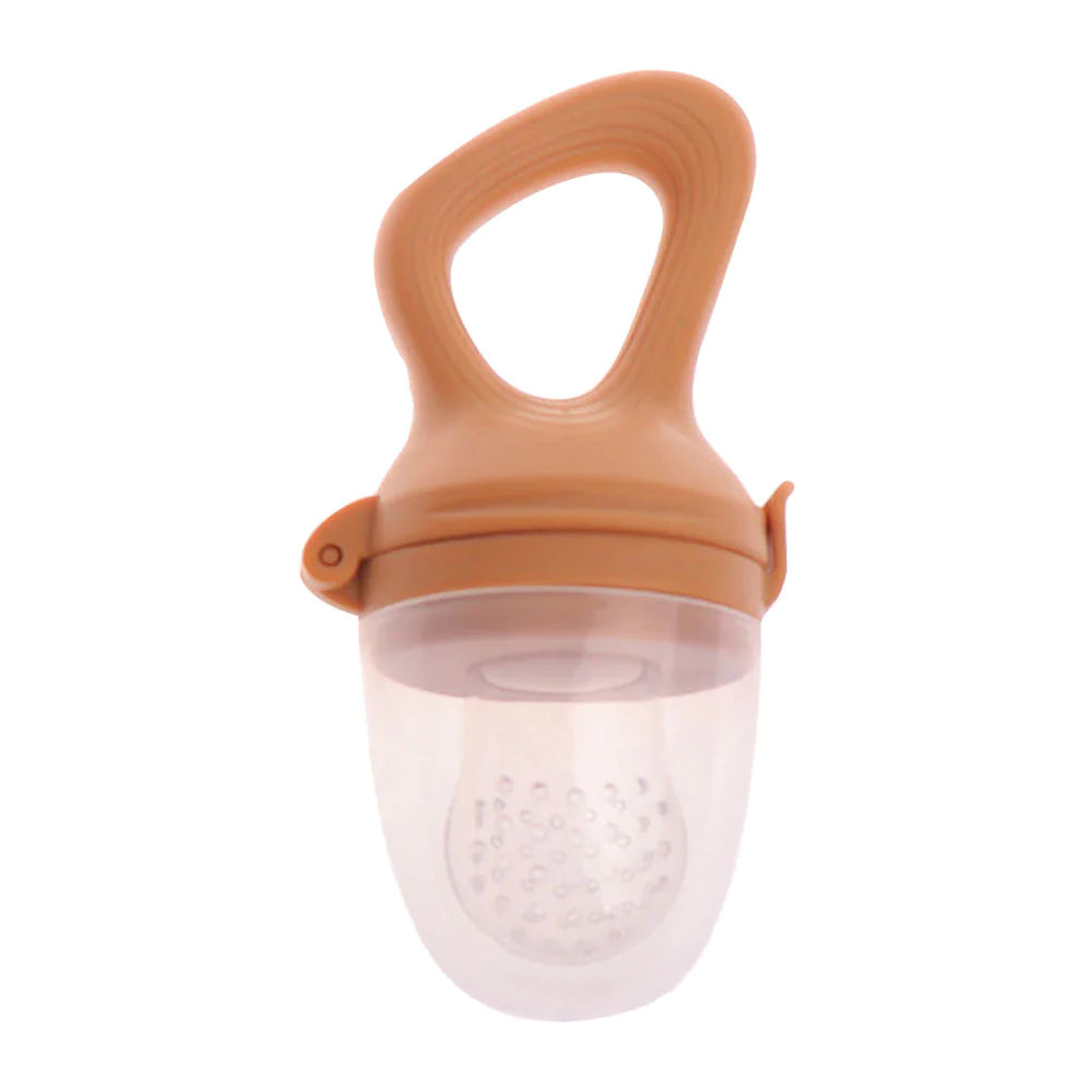 Baby Wheat Straw Food Feeder with Silicone Nipple